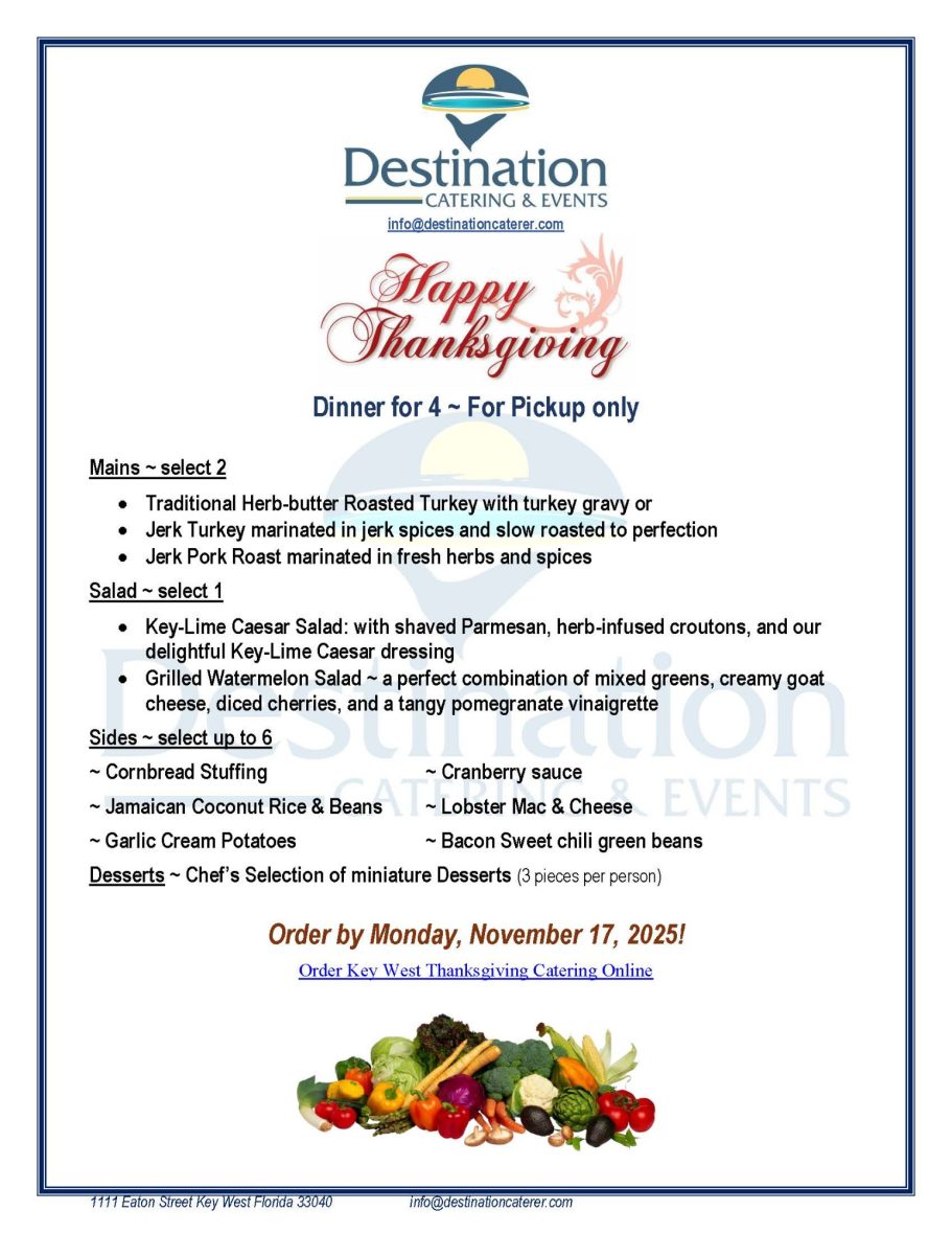 Thanksgiving Menu Thanksgiving dinner menu featuring turkey, sides, and desserts with ordering details.