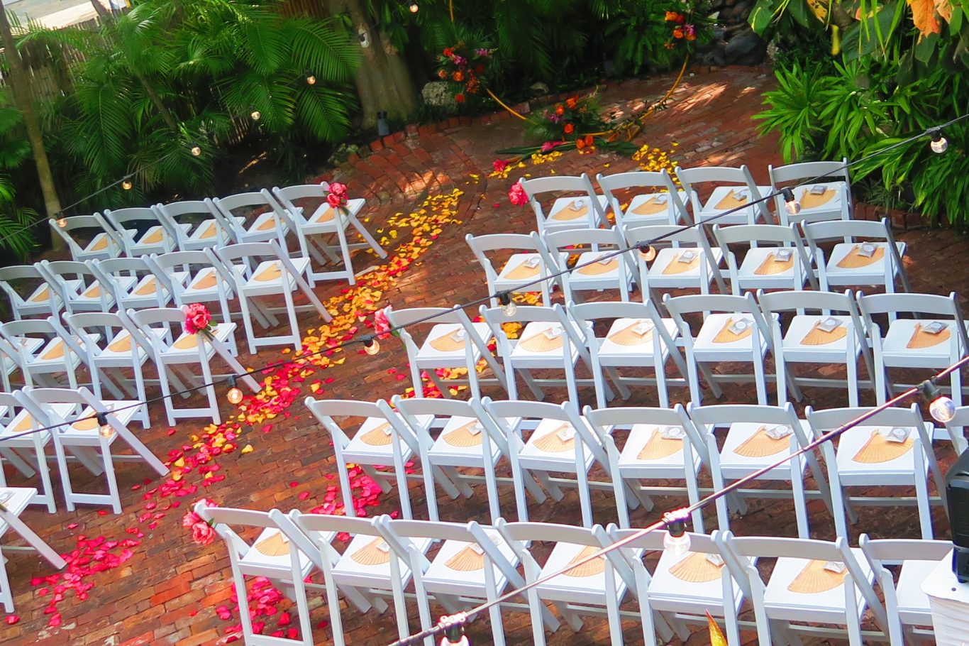 Garden Wedding Ceremony Key West Garden Wedding Ceremony
