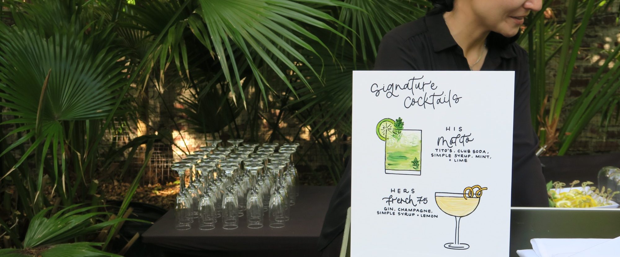 A Destination Catering & Events casual Poolside bar at Hemingway Home & Garden in Key West.