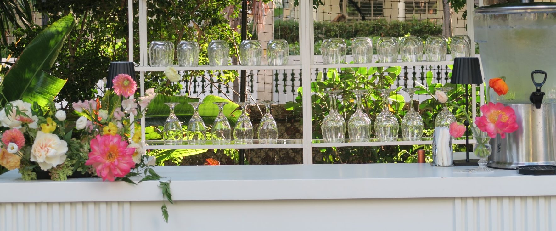Destination Catering & Events Garden Bar for a Key West Wedding 