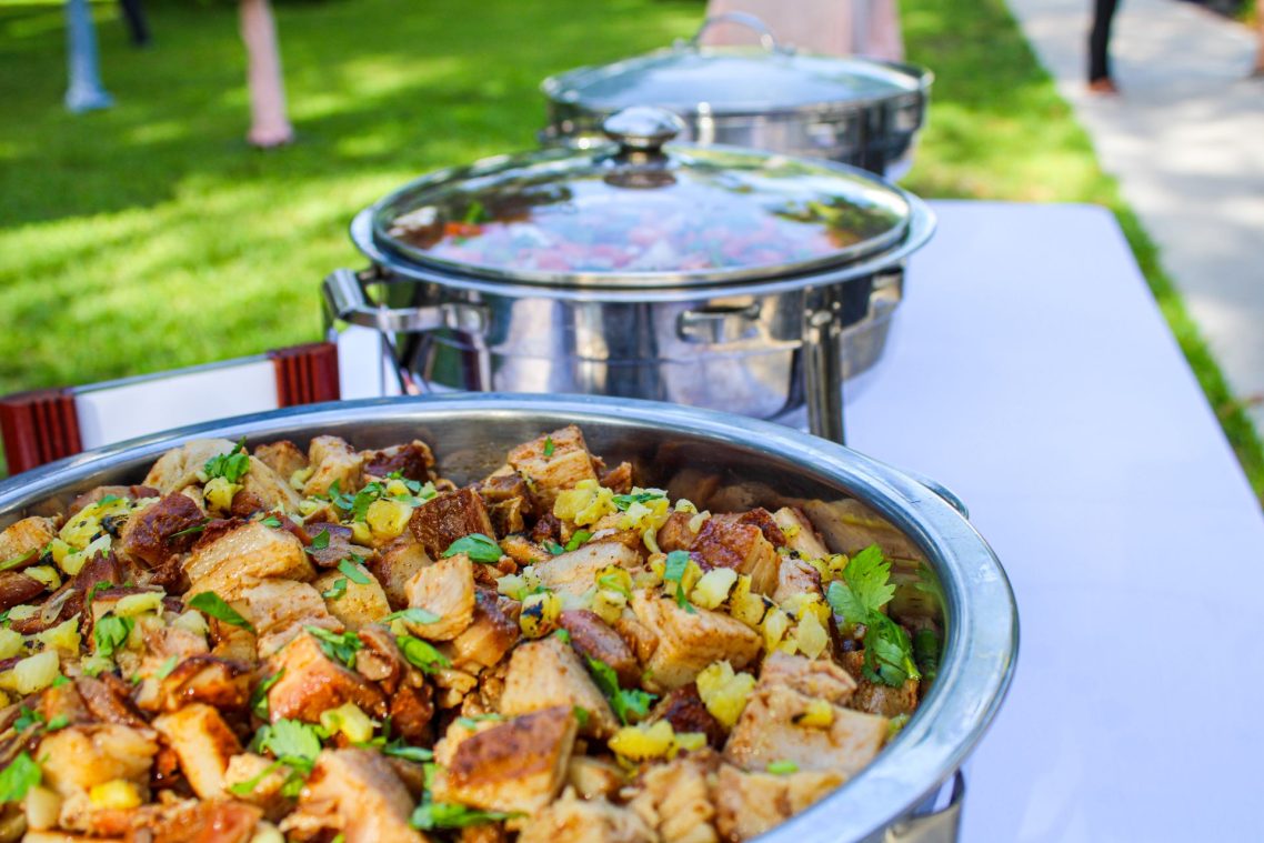 Wedding Buffet Wedding Buffet on the lawns of the historic Harry S. Truman Little White House.